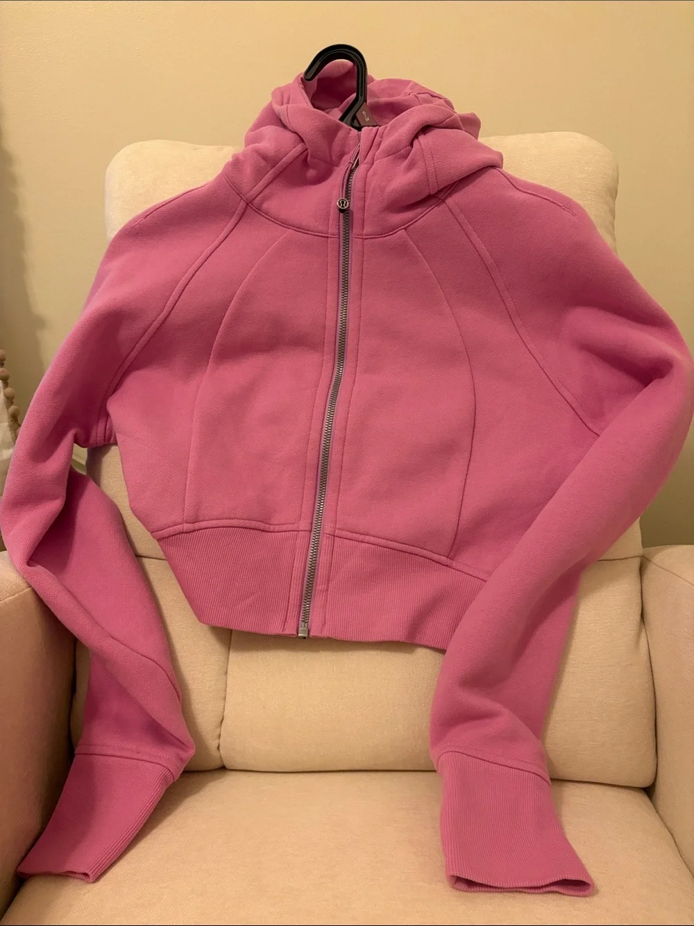 lululemon athletica Pink Full‑Zip Hooded Bomber Jacket